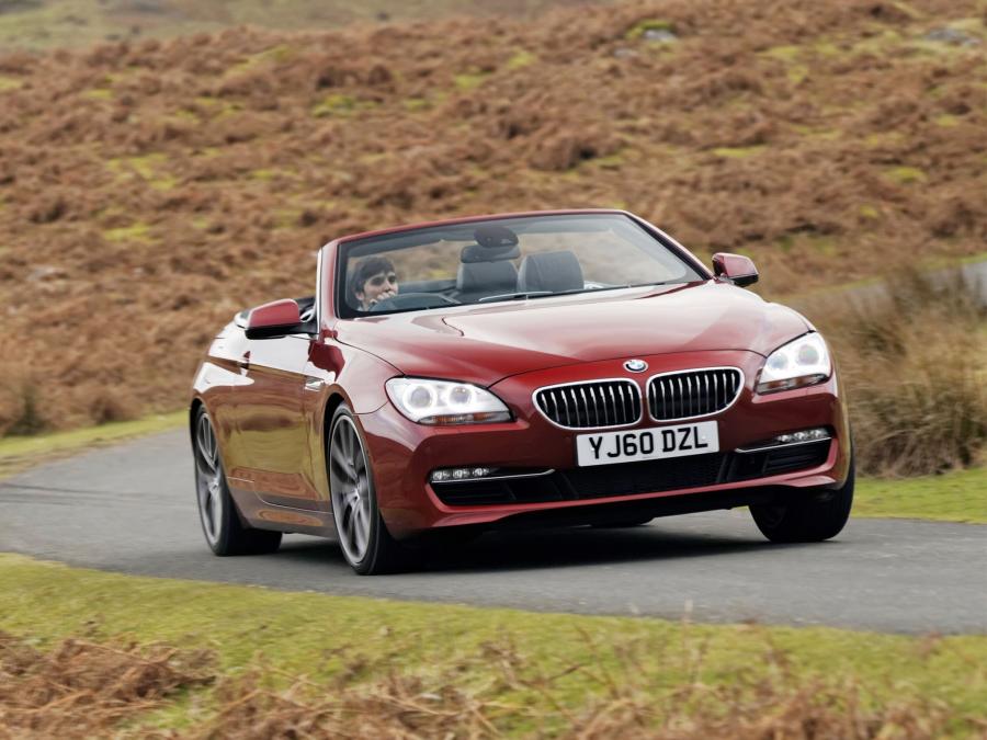  BMW 640i Convertible 2011 года  (UK) (фото 1 из 13)